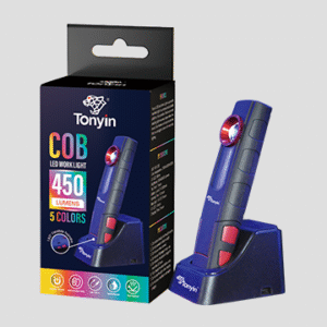 TONYIN DETAILING SWIRL FINDER - Latarka inspekcyjna ze stacją ładowania (5 trybów światła, magnetyczna podstawa + obrotowa konstrukcja 360°) 450 lm